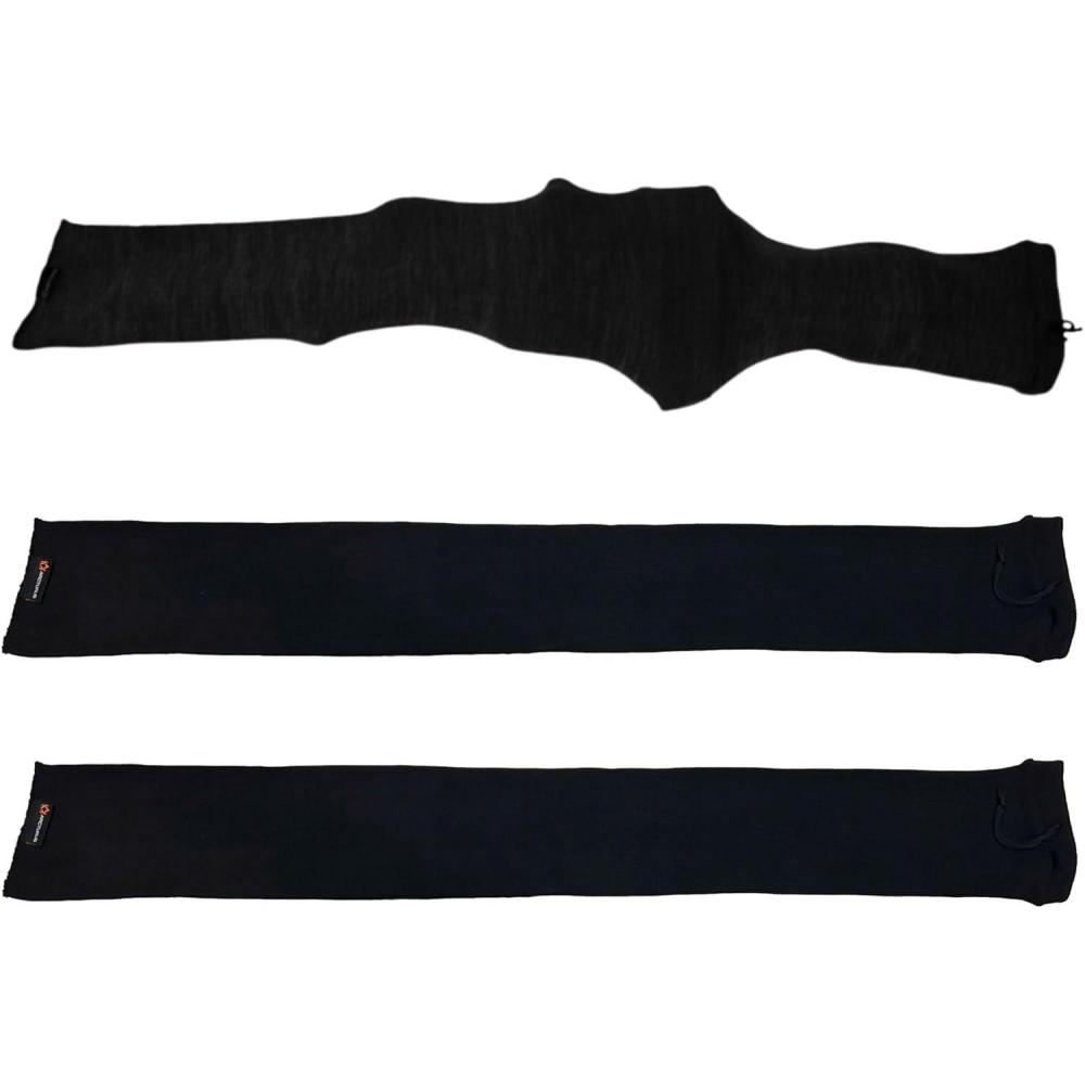 image:imageArcturus SiliconeTreated Gun Socks for Rifles 6 Extra Wide  Fit Scopes Pistol Grips amp Tactical Accessories 47 x 6Black 2Pack