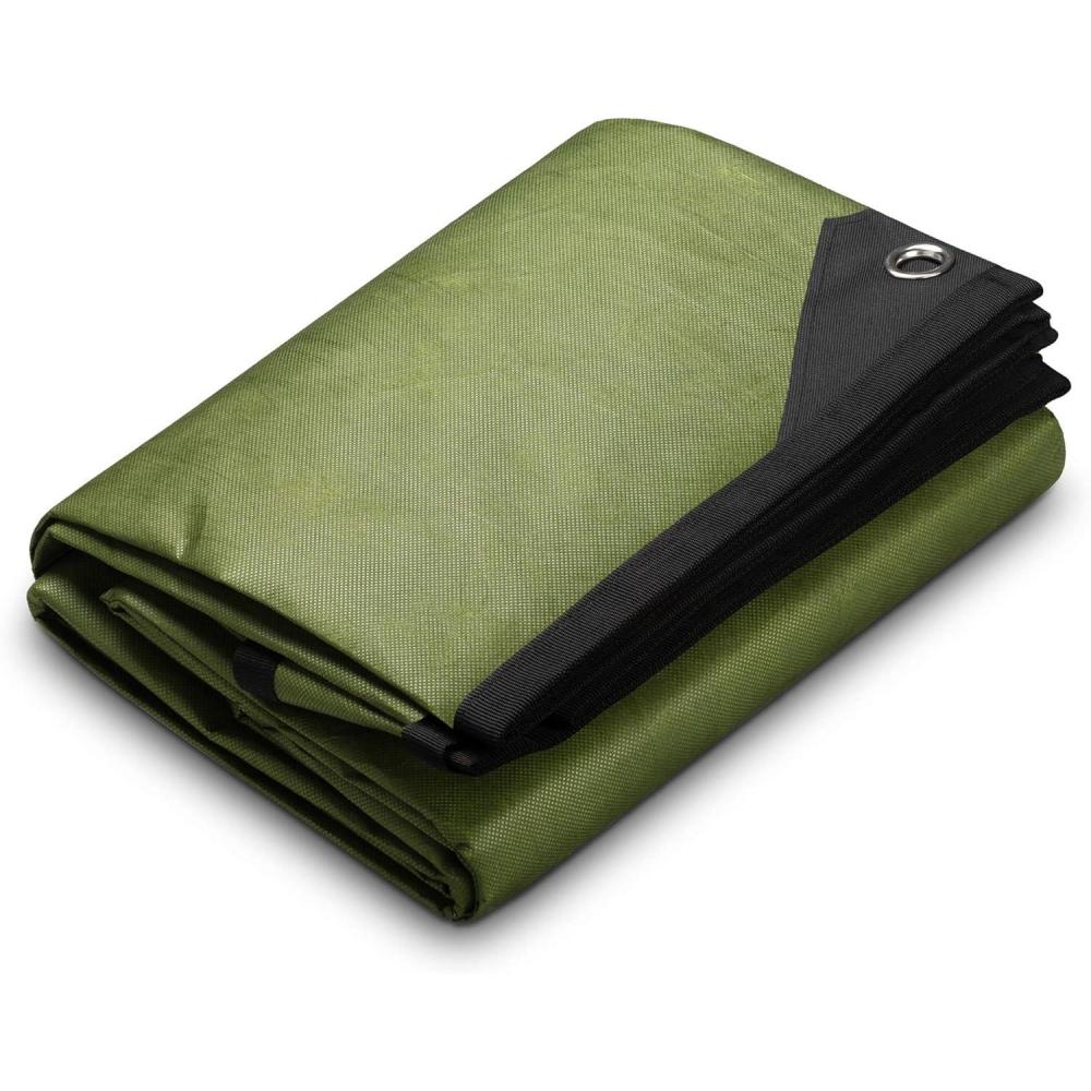 image:imageArcturus XL Survival Tarp  Insulated Reflective Thermal Camping Tarp  85 x 12 Desert TanOlive Green