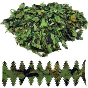 Arcturus 3D Loose Leaf Bundle – 50 Laser-Cut Leaf Strips for 3D Camouflage | Great for Hunting Blinds, Rifle Wraps & DIY Ghillie Suits(Summer Green)