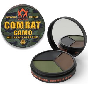 Arcturus Camo Face Paint Sticks – 6 Camouflage Colors in 3 Double-Sided Tubes | Compact Camo Concealment for Hunting, Paintball, Airsoft or Military Use(3 Colors)