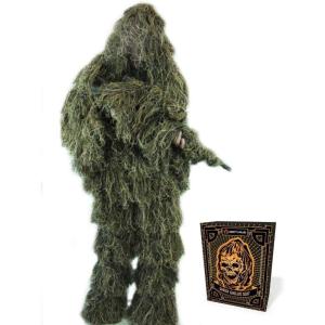 Arcturus Ghost Ghillie Suit | Ultra-Dense Design | Superior Camo Coverage for Hunters, Military, Snipers, Airsoft & Paintball(Woodland)