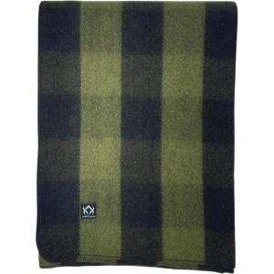 Arcturus Military Wool Blanket – Warm, Thick, Washable – Great for Outdoors, Camping, Stadium Blanket, Picnics, Travel – Car & Bushcraft Survival Kits(Green Buffalo)