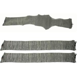 Arcturus Silicone-Treated Gun Socks for Rifles, 6″ Extra Wide – Fit Scopes, Pistol Grips & Tactical Accessories, 47” x 6”(Gray 2-Pack)