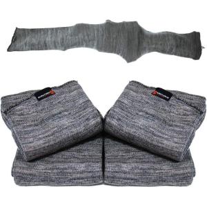 Arcturus Silicone-Treated Gun Socks for Rifles, 6″ Extra Wide – Fit Scopes, Pistol Grips & Tactical Accessories, 47” x 6”(Gray 4-Pack)