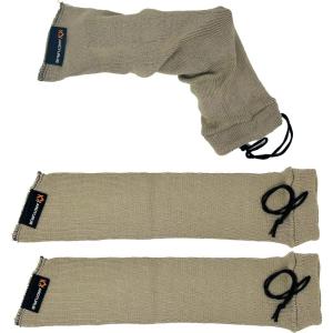 Arcturus Silicone-Treated Handgun Socks – Wide, Flexible Design (3″ x 16″) Easily Fits Your Pistol or Revolver.(Coyote Brown 2-Pack)