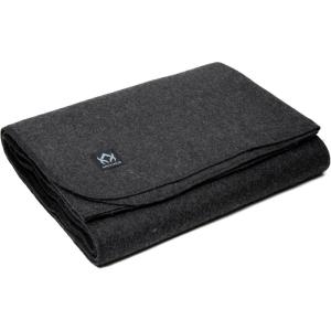 Arcturus Tahoe Wool Bed Blanket | Soft, Breathable Wool Blanket for Year-Round Comfort – King Size (90″x 108″) | Thick, Washable & Warm (Navy Blue)(Charcoal)