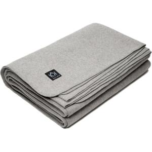 Arcturus Tahoe Wool Bed Blanket | Soft, Breathable Wool Blanket for Year-Round Comfort – King Size (90″x 108″) | Thick, Washable & Warm (Navy Blue)(Stone Gray)