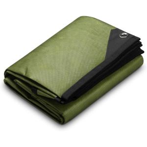 Arcturus XL Survival Tarp – Insulated Reflective Thermal Camping Tarp – 8.5′ x 12′ (Desert Tan)(Olive Green)