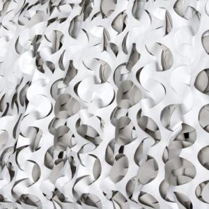CamoSystems Premium Series Ultra-lite Camouflage Netting(Snow – White/Light Gray)