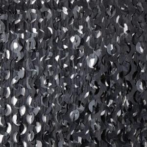 CamoSystems Pro Series Ultra-lite Fire Retardant Camouflage Netting(Night – Black/Dark Gray)