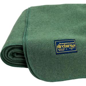 Arcturus Bighorn 100% Virgin Wool Blanket | Heirloom-Quality Wool Bedding for Home & Cabin | Warm, Thick & Durable (Queen Size, Sage)(Sage)
